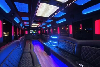 Peoria Limousine Bus Interior