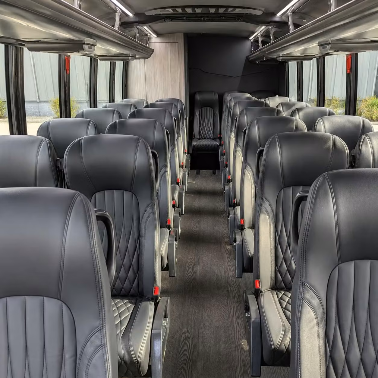 28 passenger minibus inside