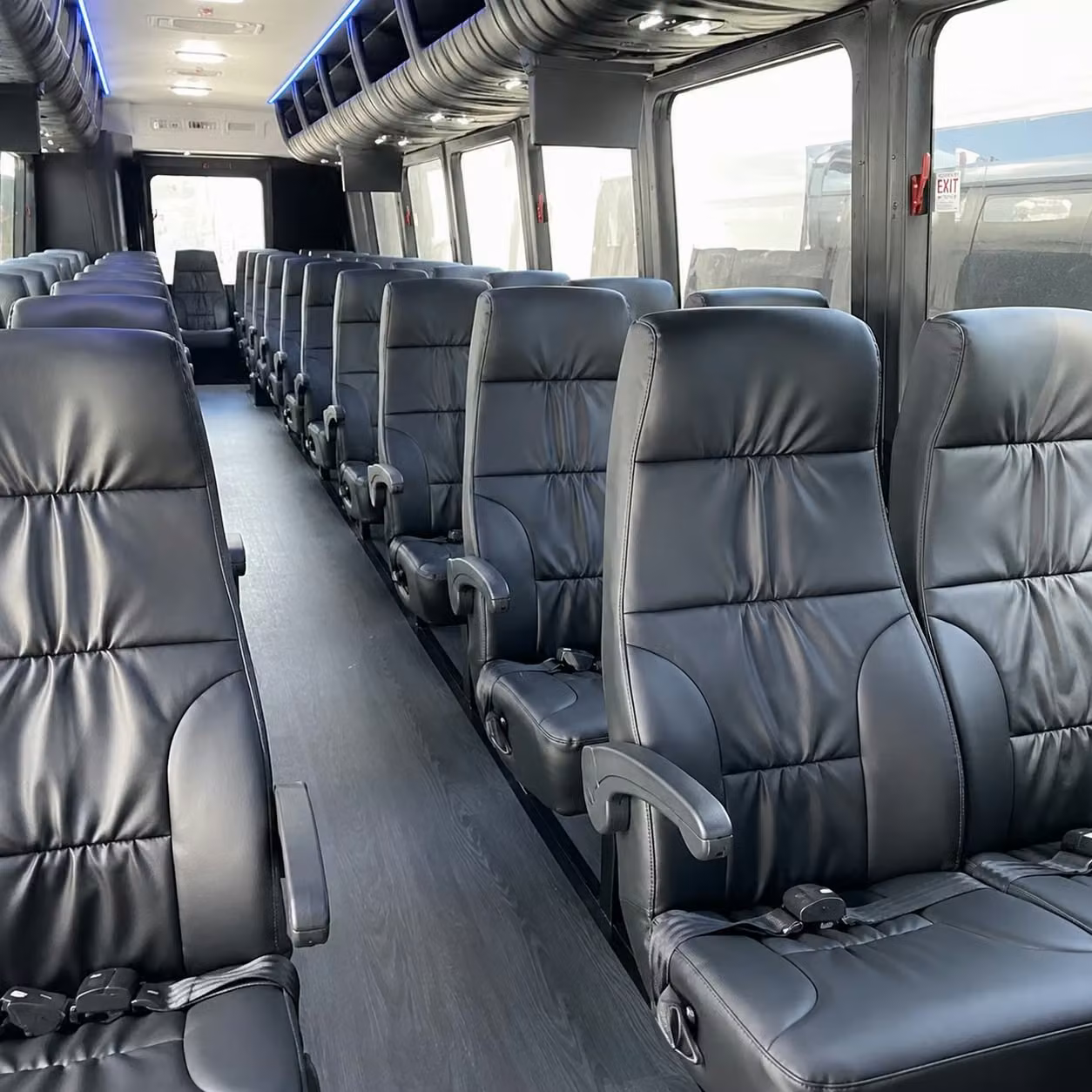 35 passenger minibus interior